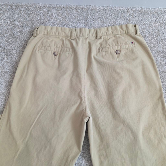Men's Tommy Hilfiger Khaki Pants Size 34/34 Tan Classic Fit - Picture 6 of 8